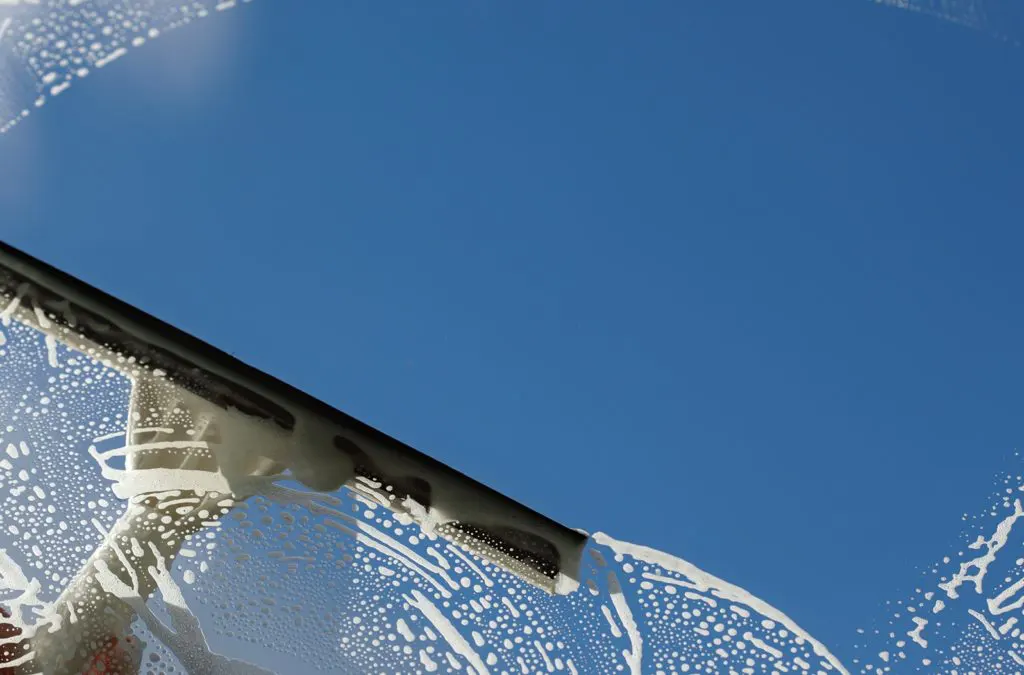 Reinigung eines Fensters
